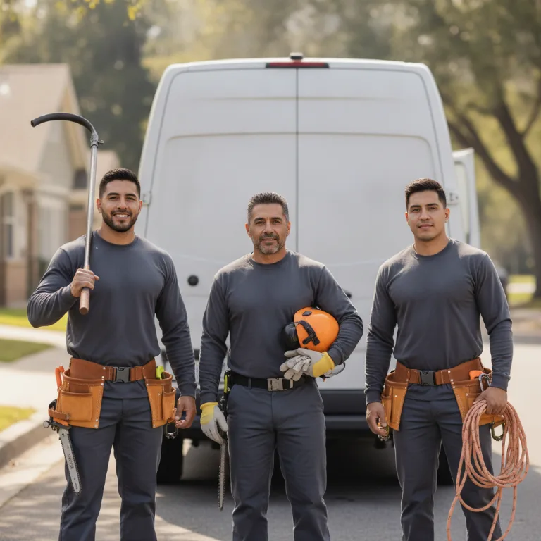Abate de Árvores equipe em Santa Luzia